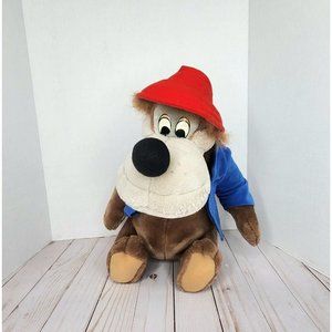 Vintage Brer Bear 16" Plush Stuffed Animal Walt Disney World Splash Mountain